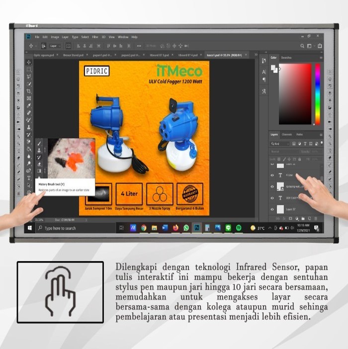 iTBoard 96 inch + Stand - Gambar 2